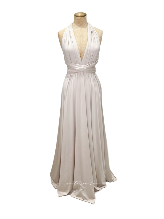 Oyster Multiway Dress Match - from Victoria Lou Bridal