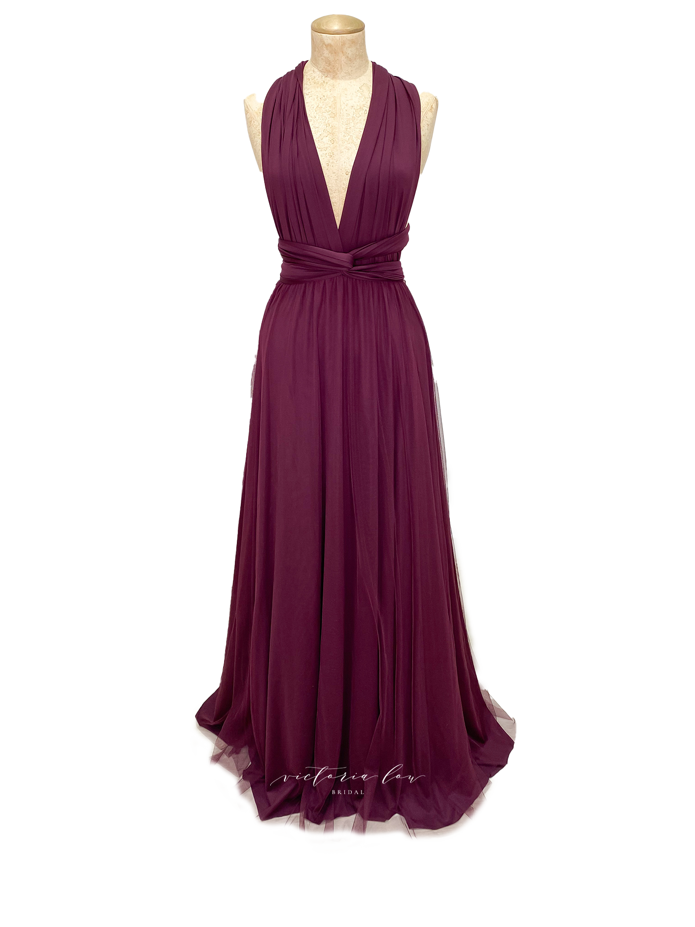 Plum Multiway Dress Match - from Victoria Lou Bridal