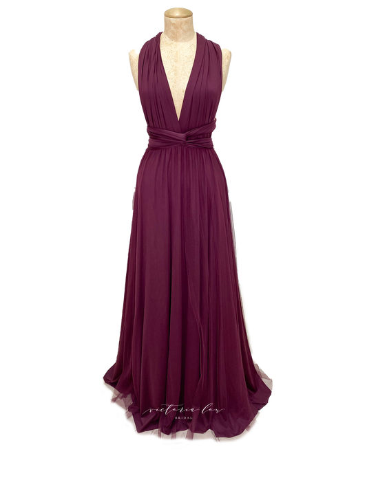 Plum Multiway Dress Match - from Victoria Lou Bridal