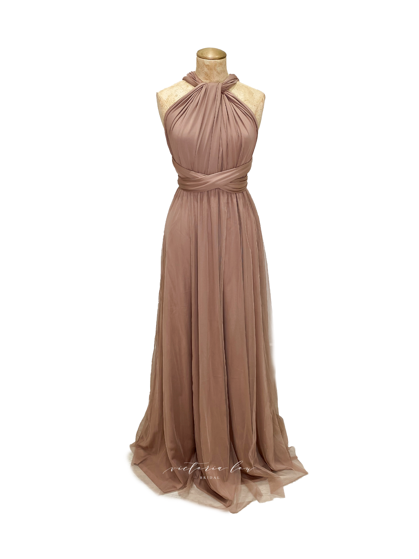 Taupe Multiway Dress Match - from Victoria Lou Bridal