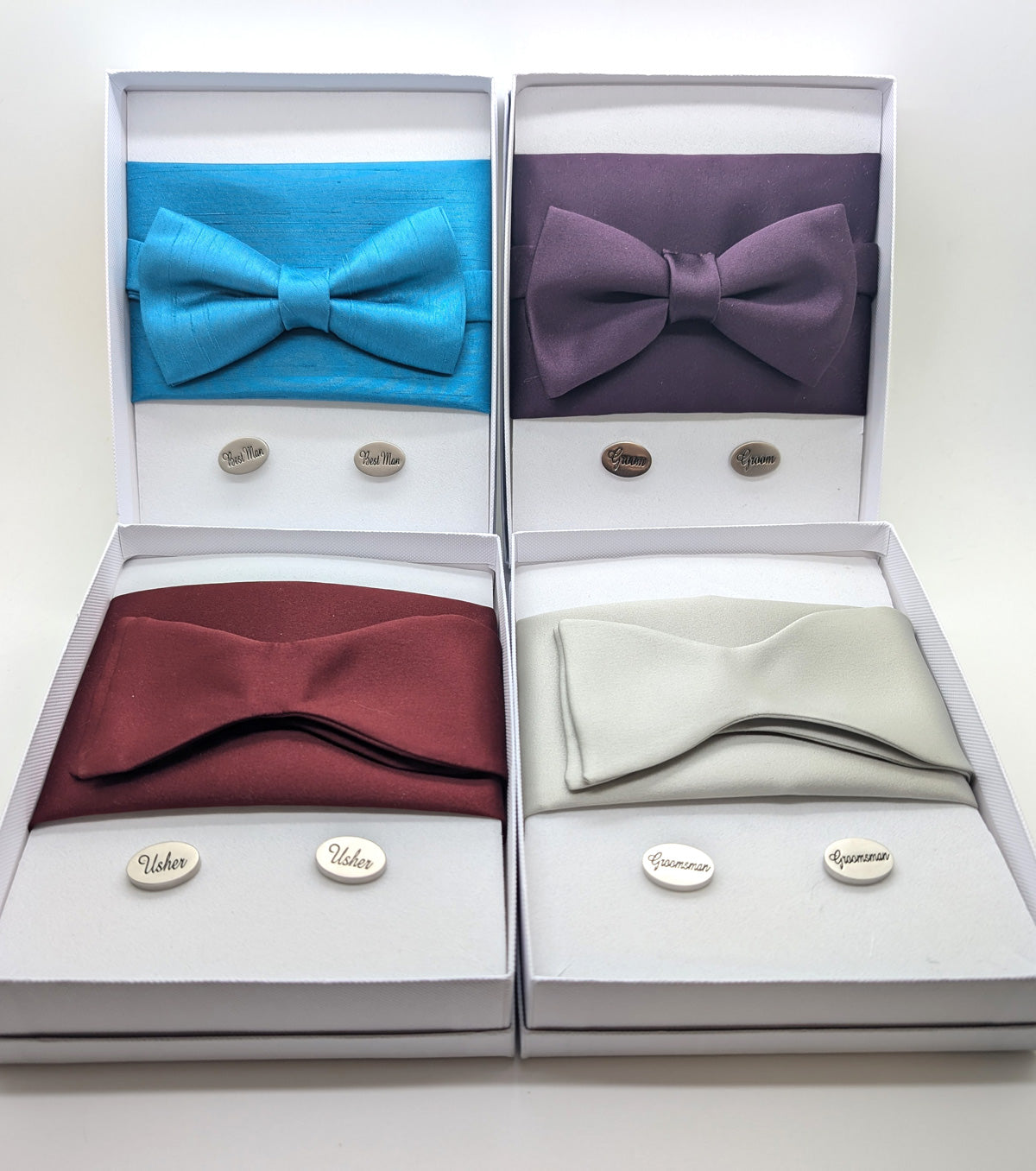 Frosted Fig Bow Tie