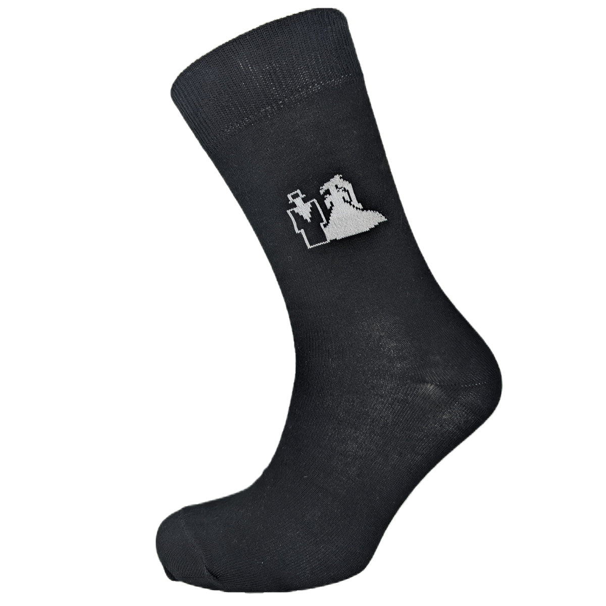 'A gift for the' Boxed Gift Set - Bride & Groom Socks - Groom - Swagger & Swoon