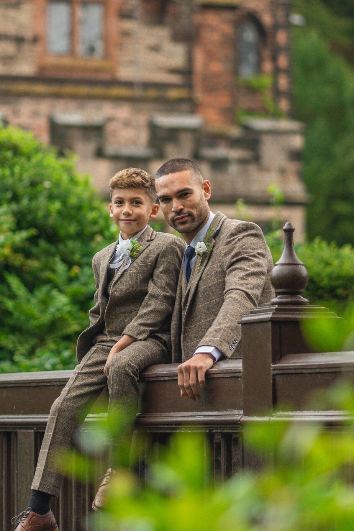 Albert Brown Tweed Boys 3 Piece Suit - Childrenswear - 