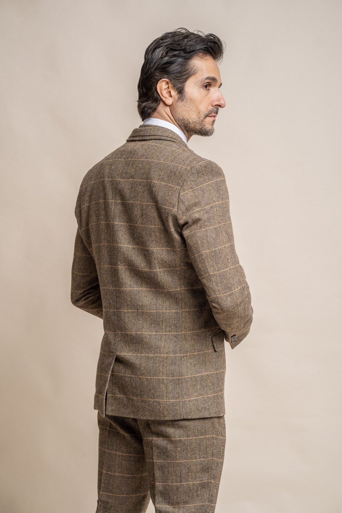 Albert Brown Tweed Jacket - Blazers & Jackets - 