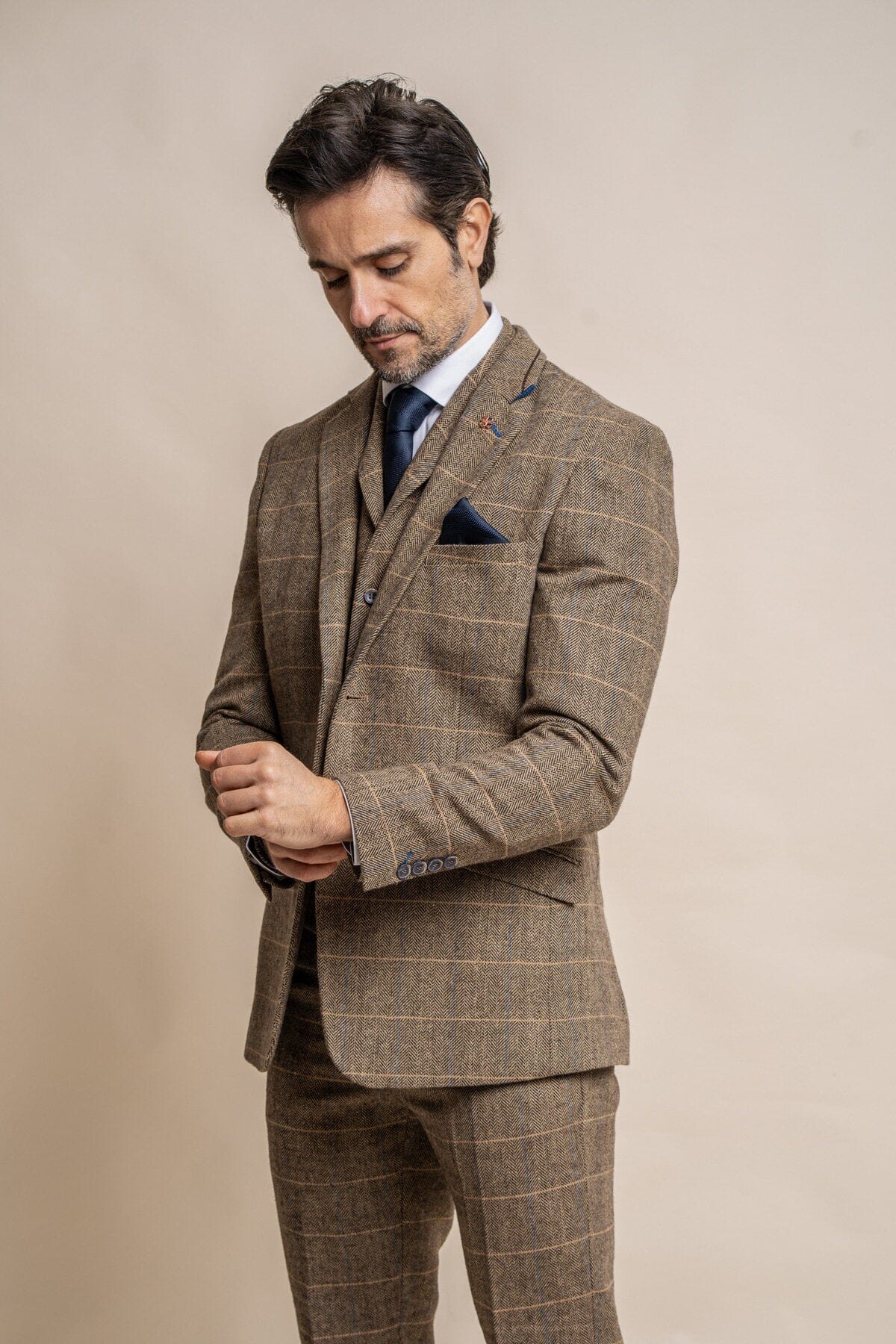 Albert Brown Tweed Jacket - Blazers & Jackets - 34R 