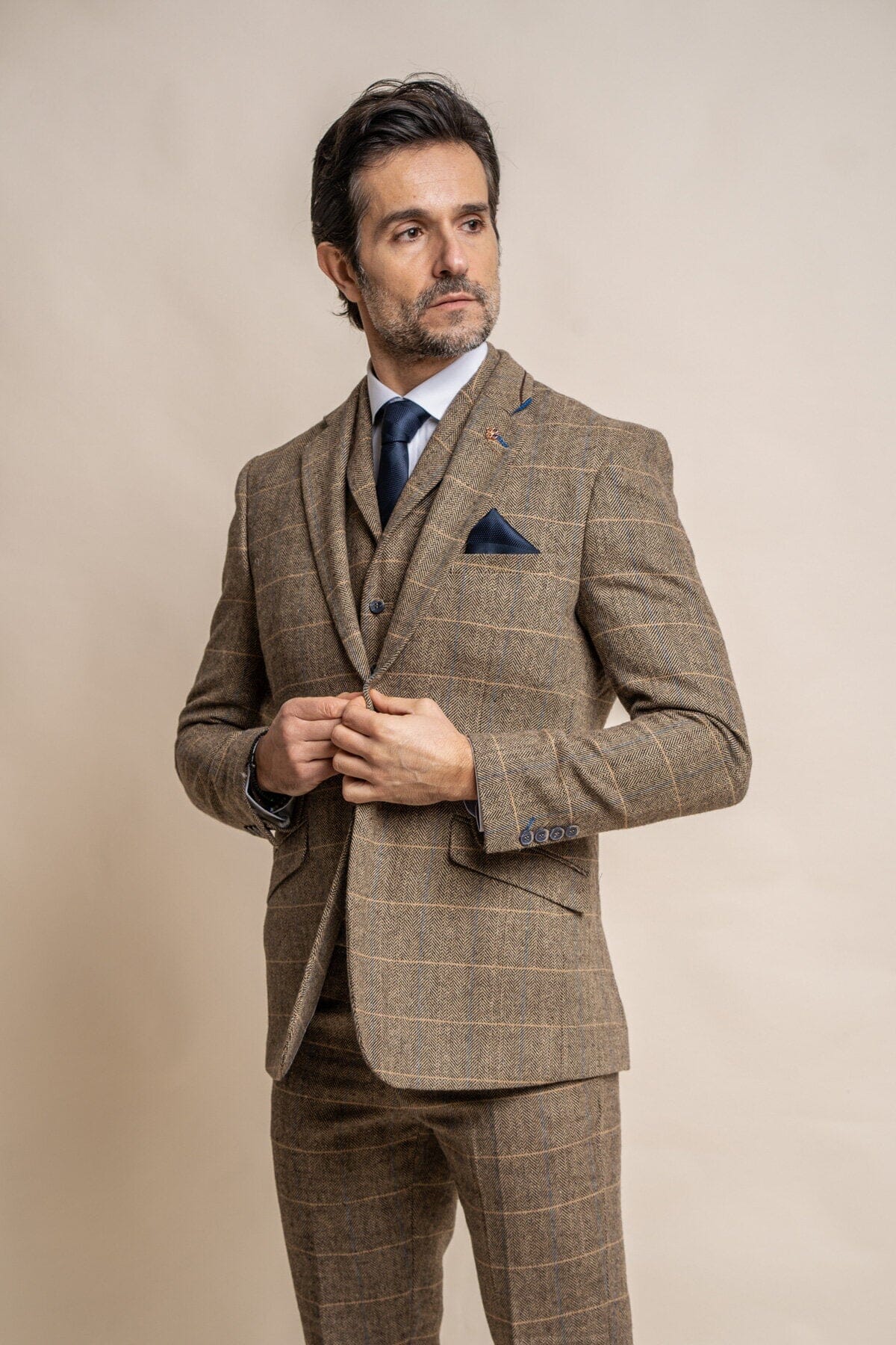 Albert Brown Tweed Jacket - Blazers & Jackets - 