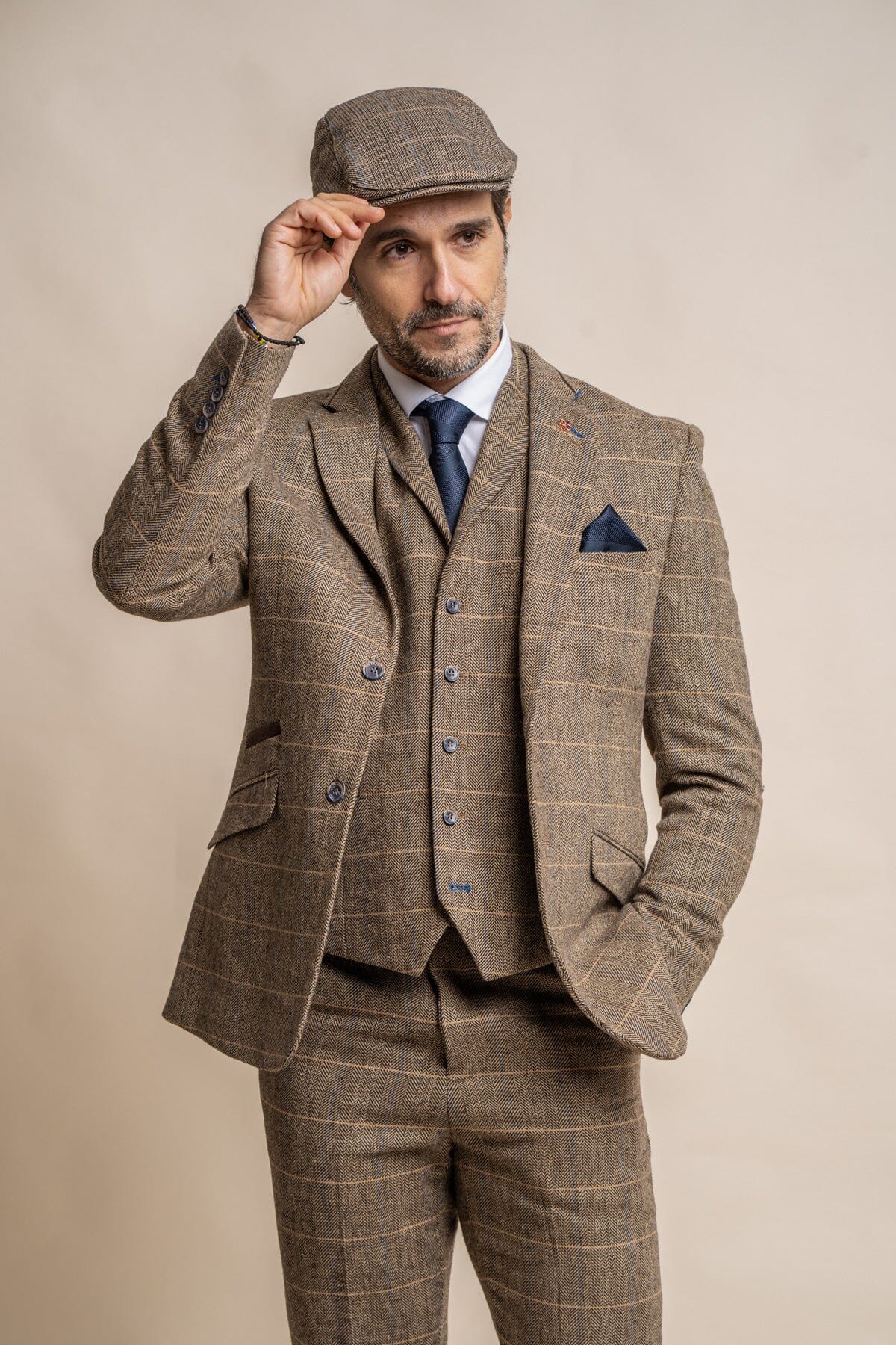 Albert Brown Tweed Jacket - Blazers & Jackets - 