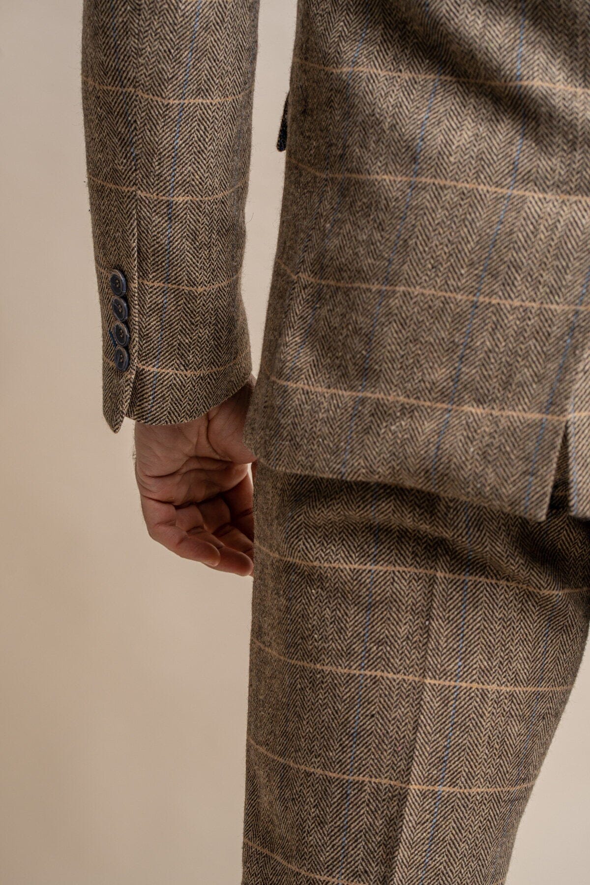 Albert Brown Tweed Jacket - Blazers & Jackets - 