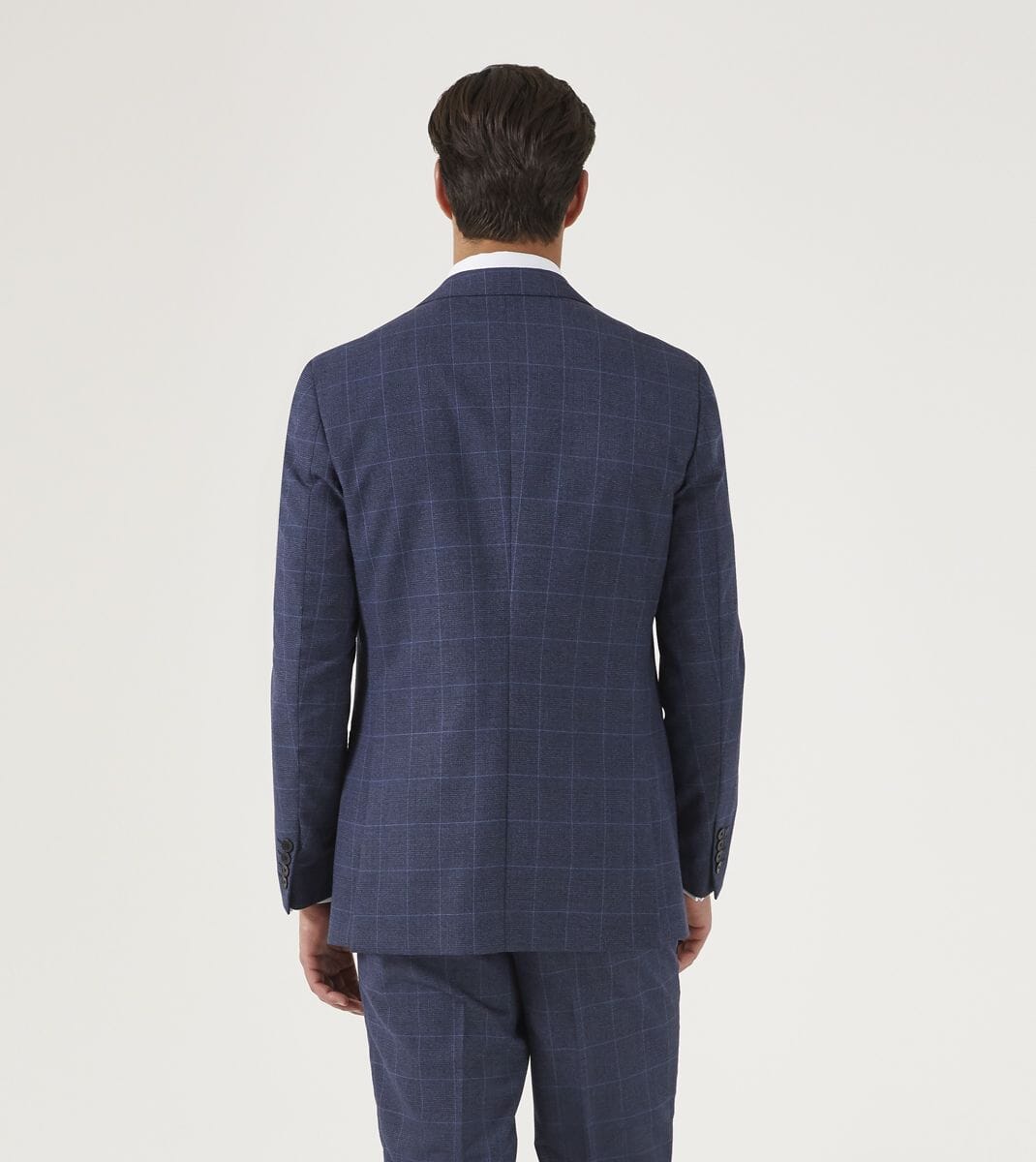 Anello Blue Prince Of Wales Check Jacket - Blazers & Jackets - 36R - Swagger & Swoon