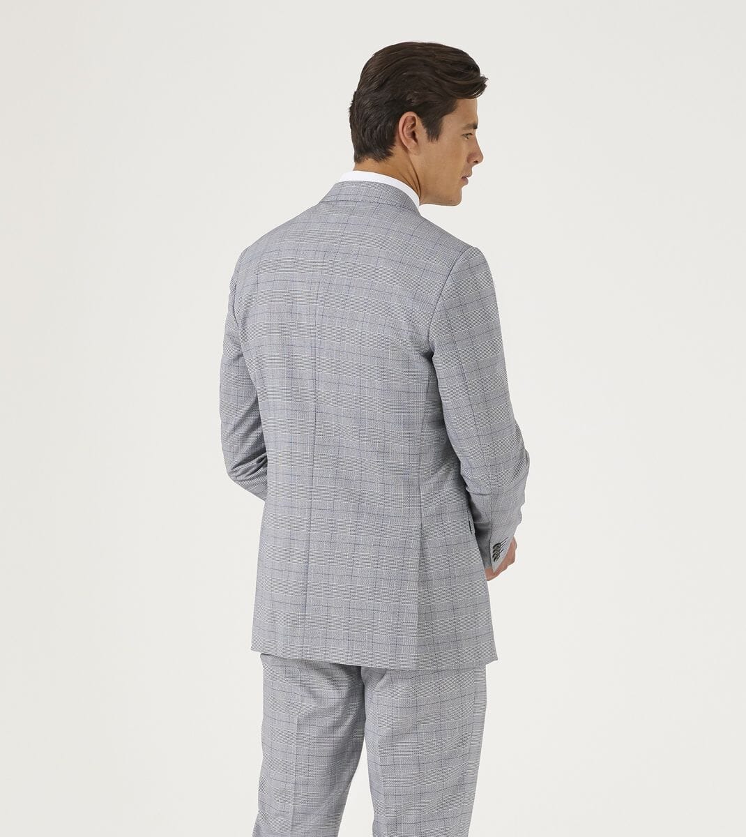 Anello Grey Prince Of Wales Check Jacket - Blazers & Jackets - 36R - Swagger & Swoon