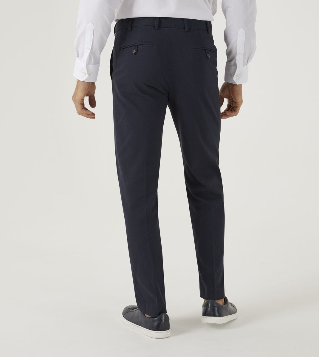 Antibes Navy Blue Chinos - Chinos - 