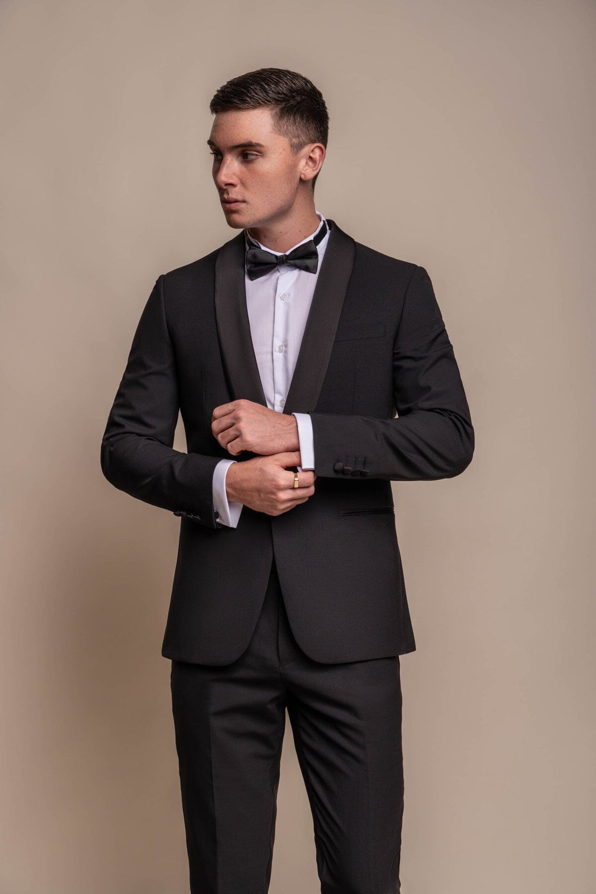 Aspen Black Tuxedo Jacket - Blazers & Jackets - 