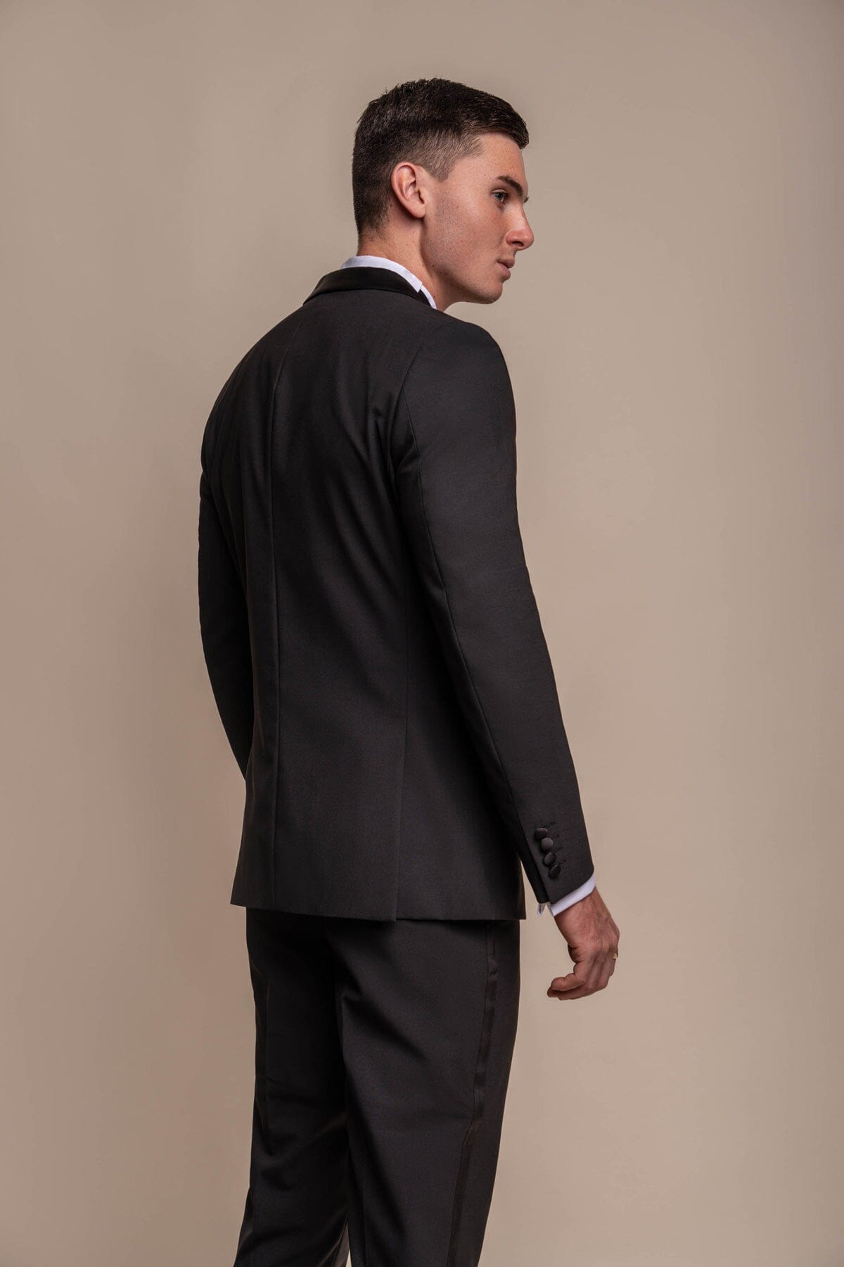 Aspen Black Tuxedo Jacket - Blazers & Jackets - 