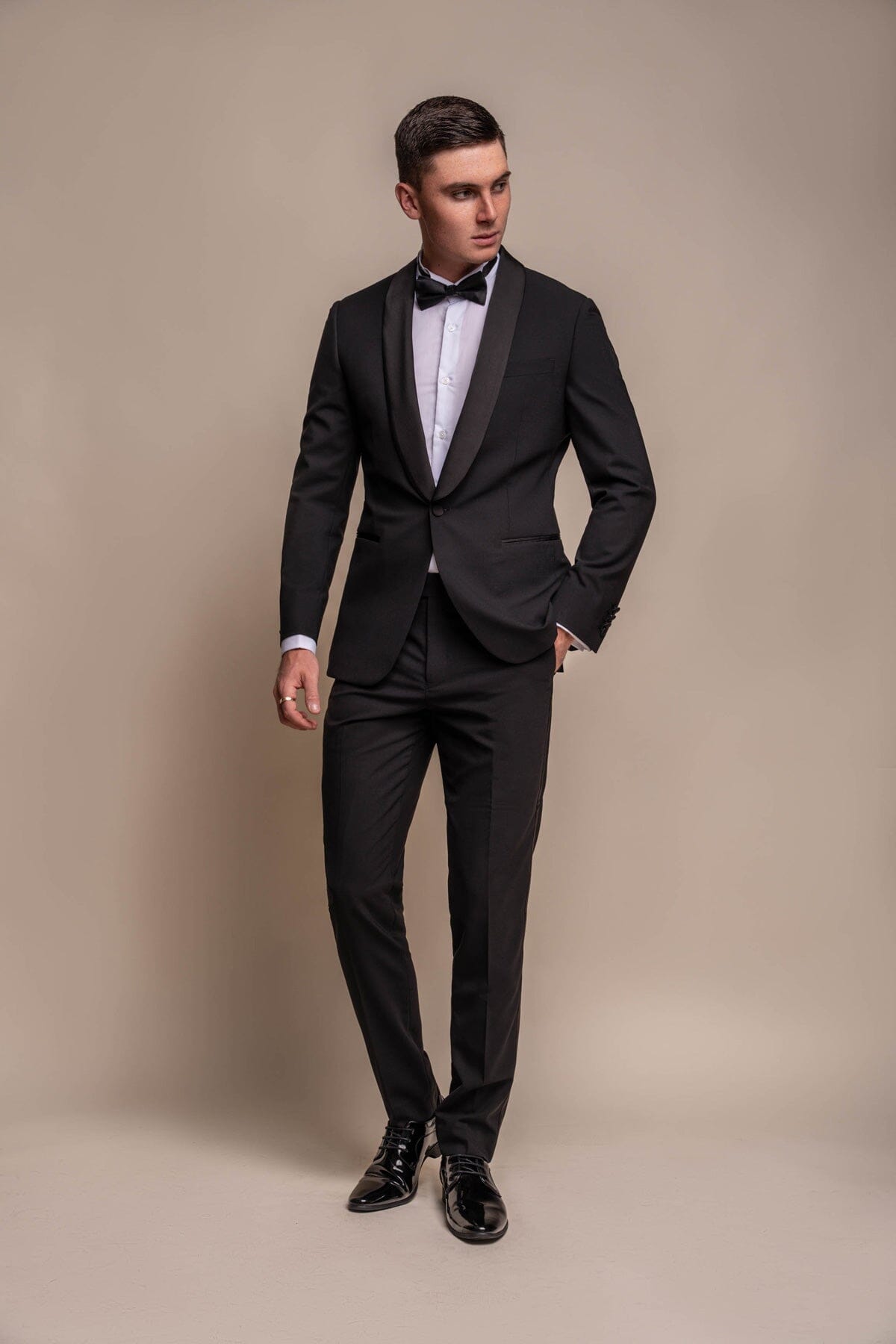 Aspen Black Tuxedo Jacket - Blazers & Jackets - 