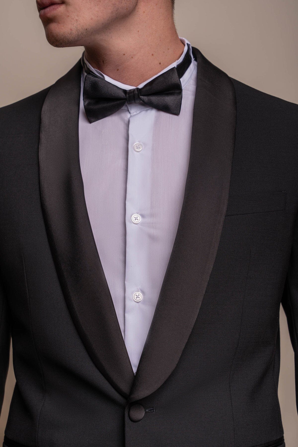 Aspen Black Tuxedo Jacket - Blazers & Jackets - 