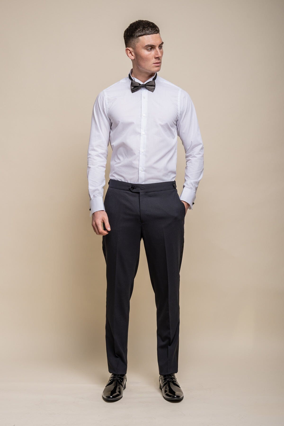 Aspen Midnight Navy Tuxedo 2 Piece Suit - Suits - 