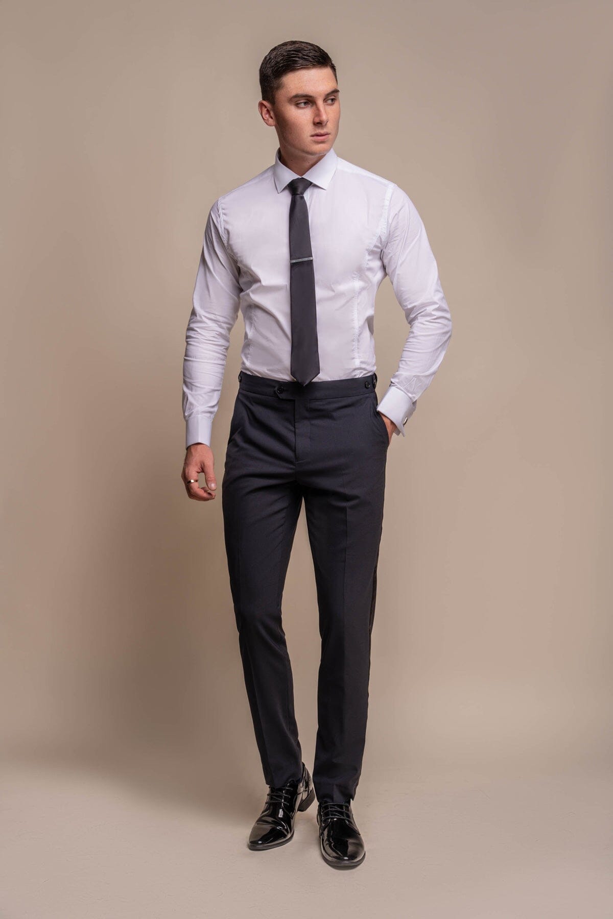 Aspen Midnight Navy Tuxedo 2 Piece Suit - Suits - 