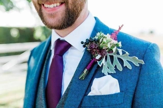 Plum Wedding Tie Swatch Pack