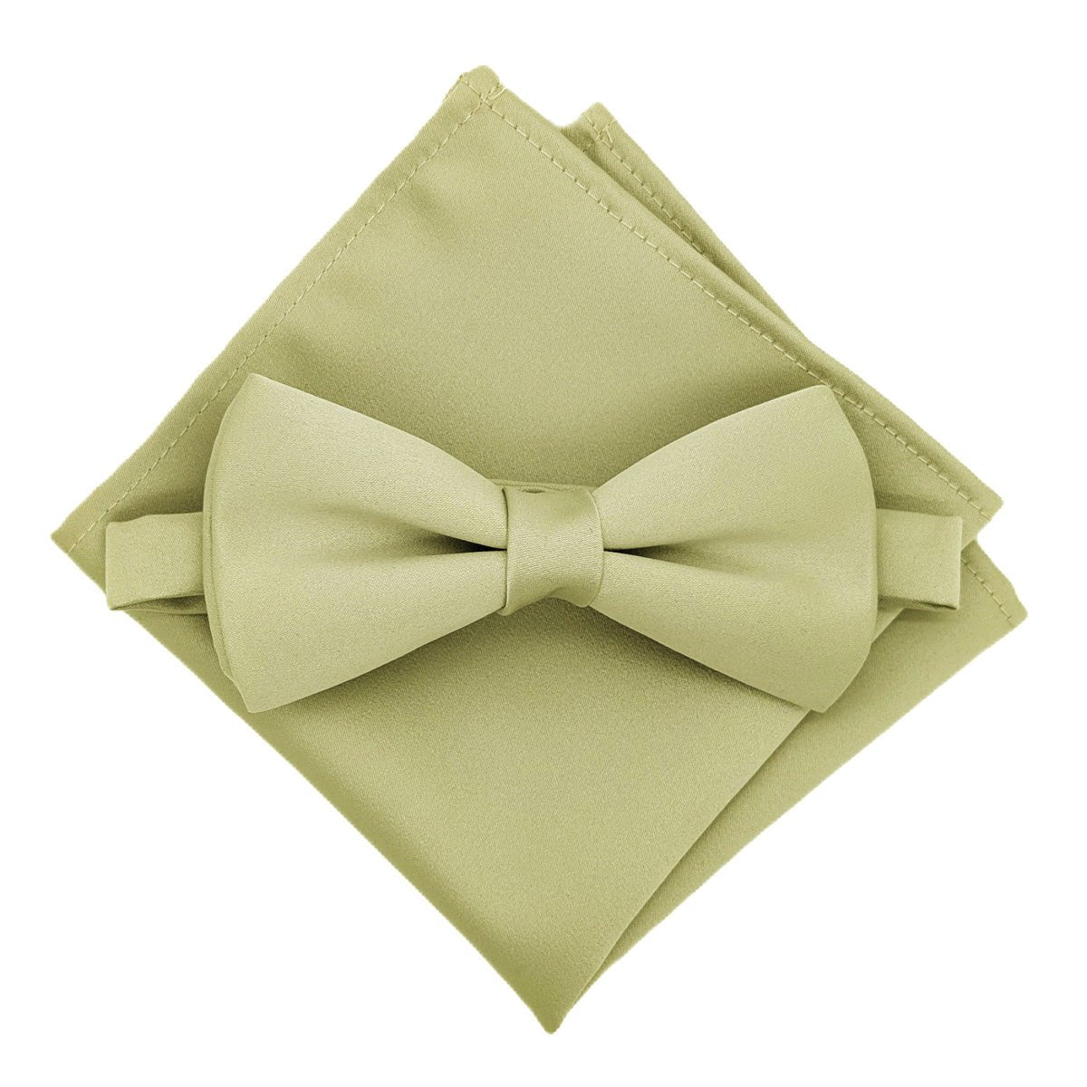 Avocado Bow Tie - Wedding Bow Tie - Pre - Tied - Add Pocket Square - Save £1.00 - Swagger & Swoon