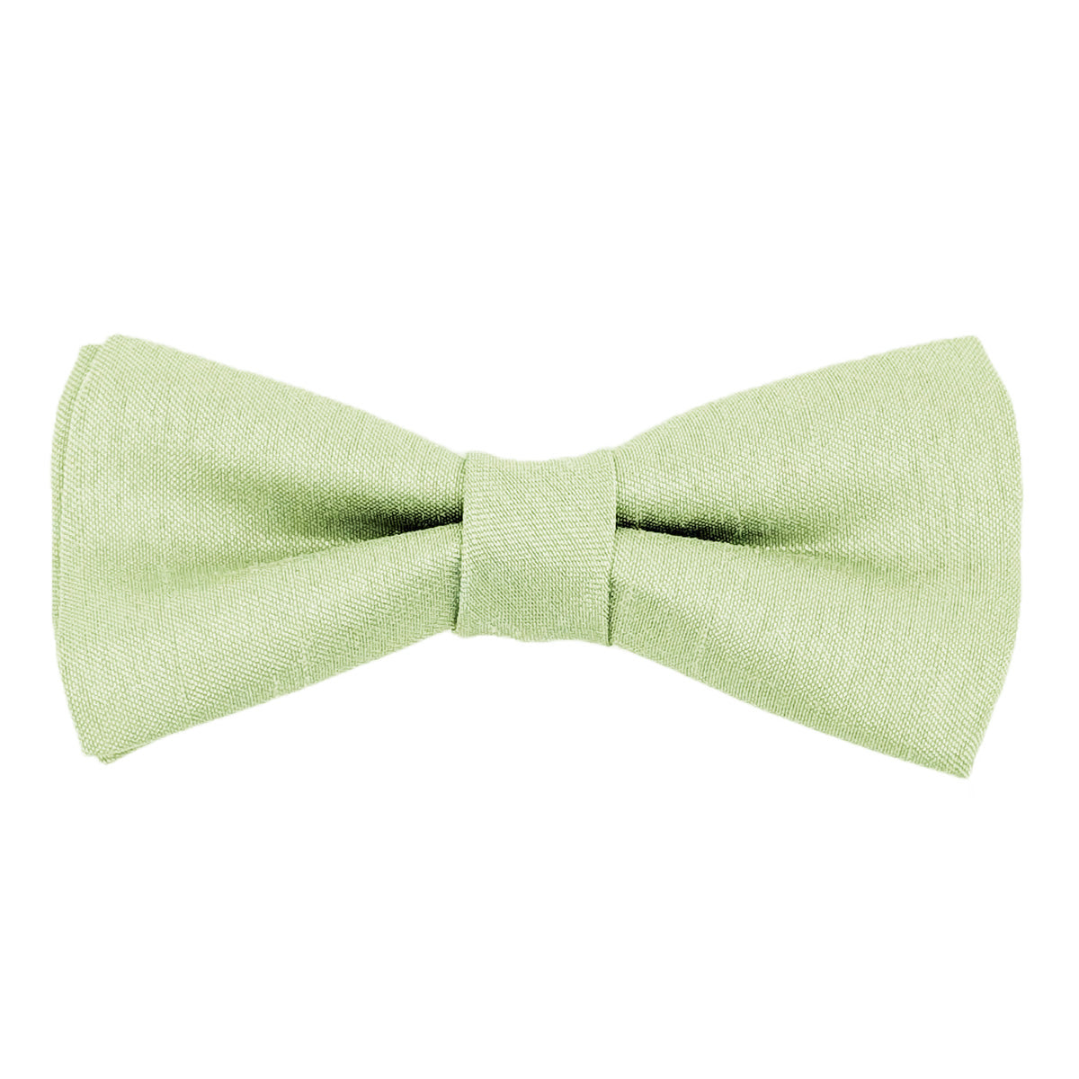 Mint Shantung Boys Bow Ties