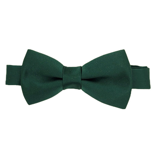 Bottle Green Boys Bow Ties