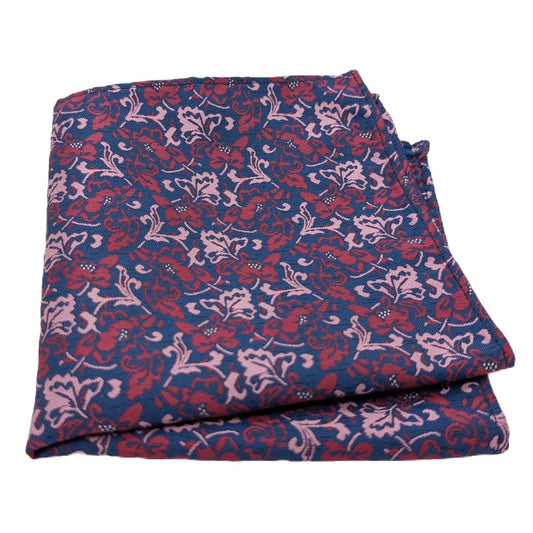 Berry Leaves Pocket Square - Wedding Pocket Square - Swagger & Swoon