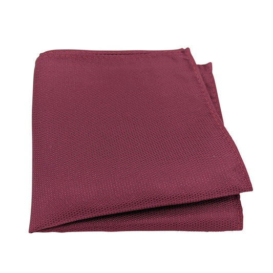 Berry Textured Pocket Square - Wedding Pocket Square - Swagger & Swoon