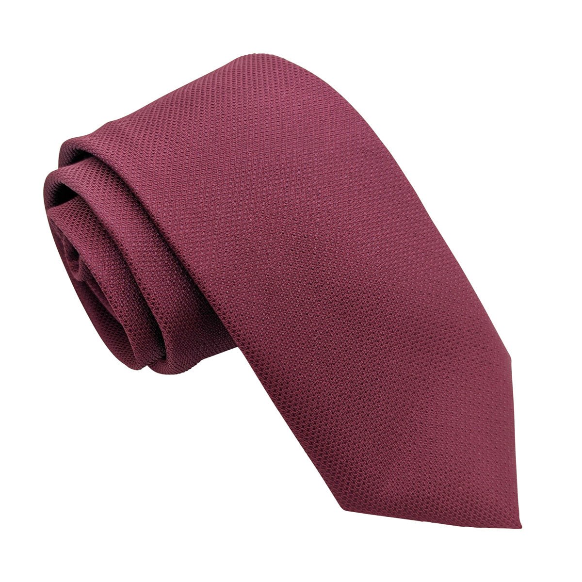 Berry Textured Wedding Tie - Wedding Tie - Regular - Tie Only - Swagger & Swoon