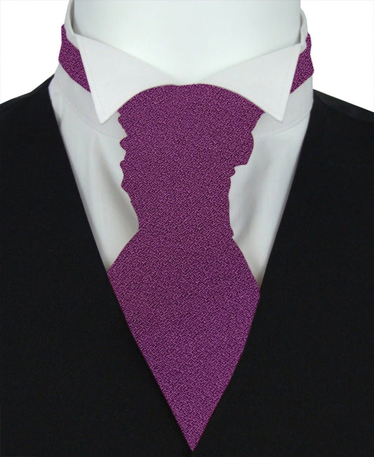 Blackberry Wedding Cravat - Wedding Cravat - Pre - Tied - Cravat Only - Swagger & Swoon