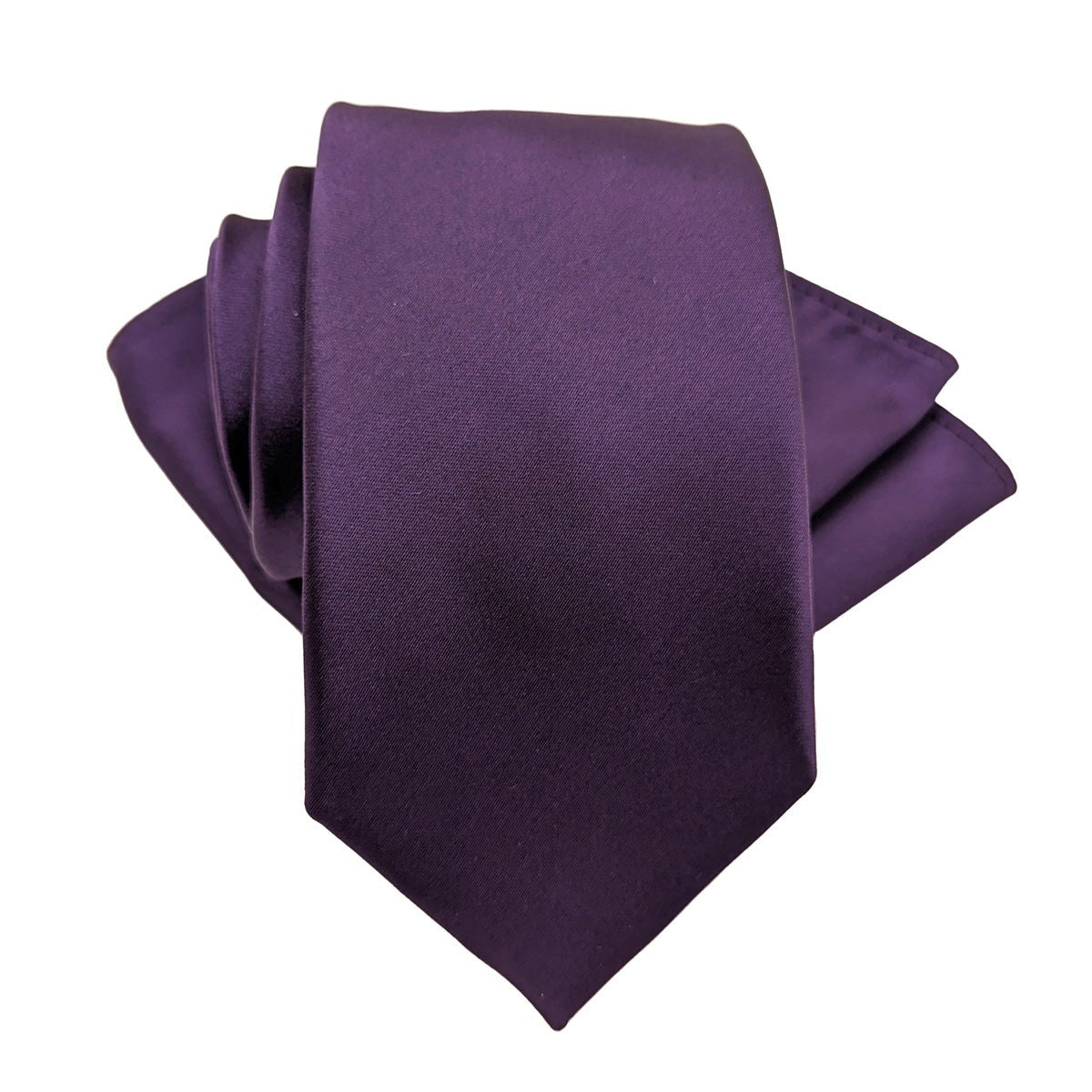 Blackberry Wine Wedding Tie - Wedding Tie - Regular - Add Pocket Square - Save £1.00 - Swagger & Swoon