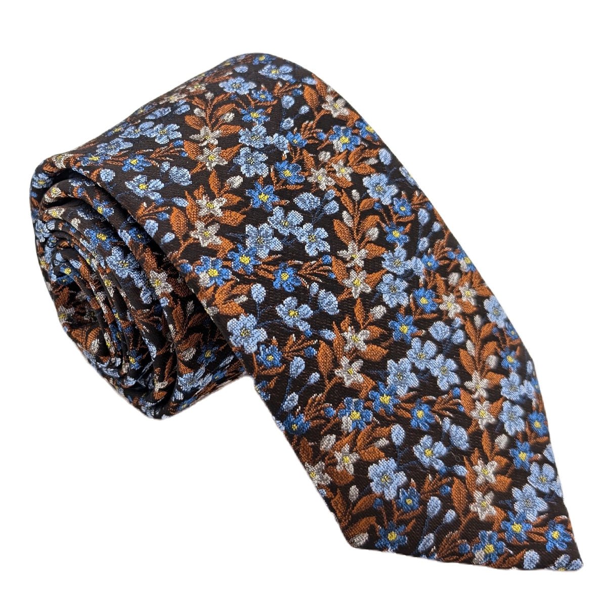 Blue Hedgerow Wedding Tie - Wedding Tie - Regular - Tie Only - Swagger & Swoon