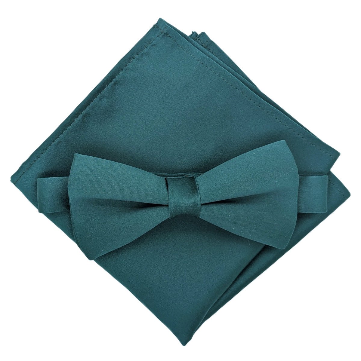 Blue Teal Bow Tie - Wedding Bow Tie - Pre - Tied - Add Pocket Square - Save £1.00 - Swagger & Swoon