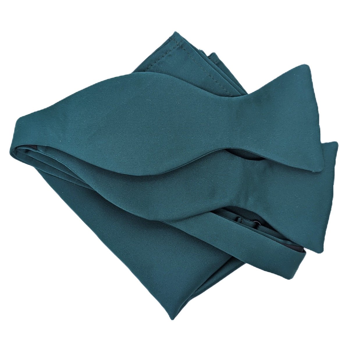 Blue Teal Bow Tie - Wedding Bow Tie - Self - Tie - Add Pocket Square - Save £1.00 - Swagger & Swoon