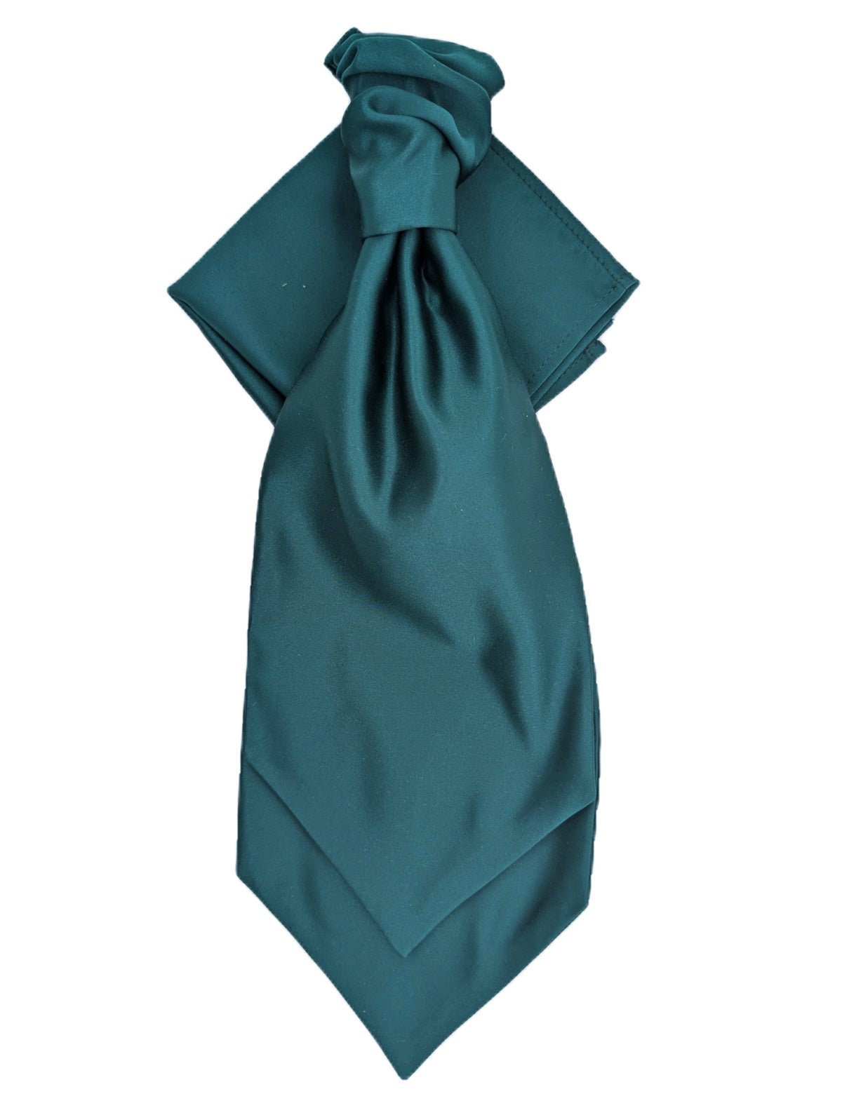 Blue Teal Wedding Cravat - Wedding Cravat - Pre - Tied - Add Pocket Square - Save £1.00 - Swagger & Swoon