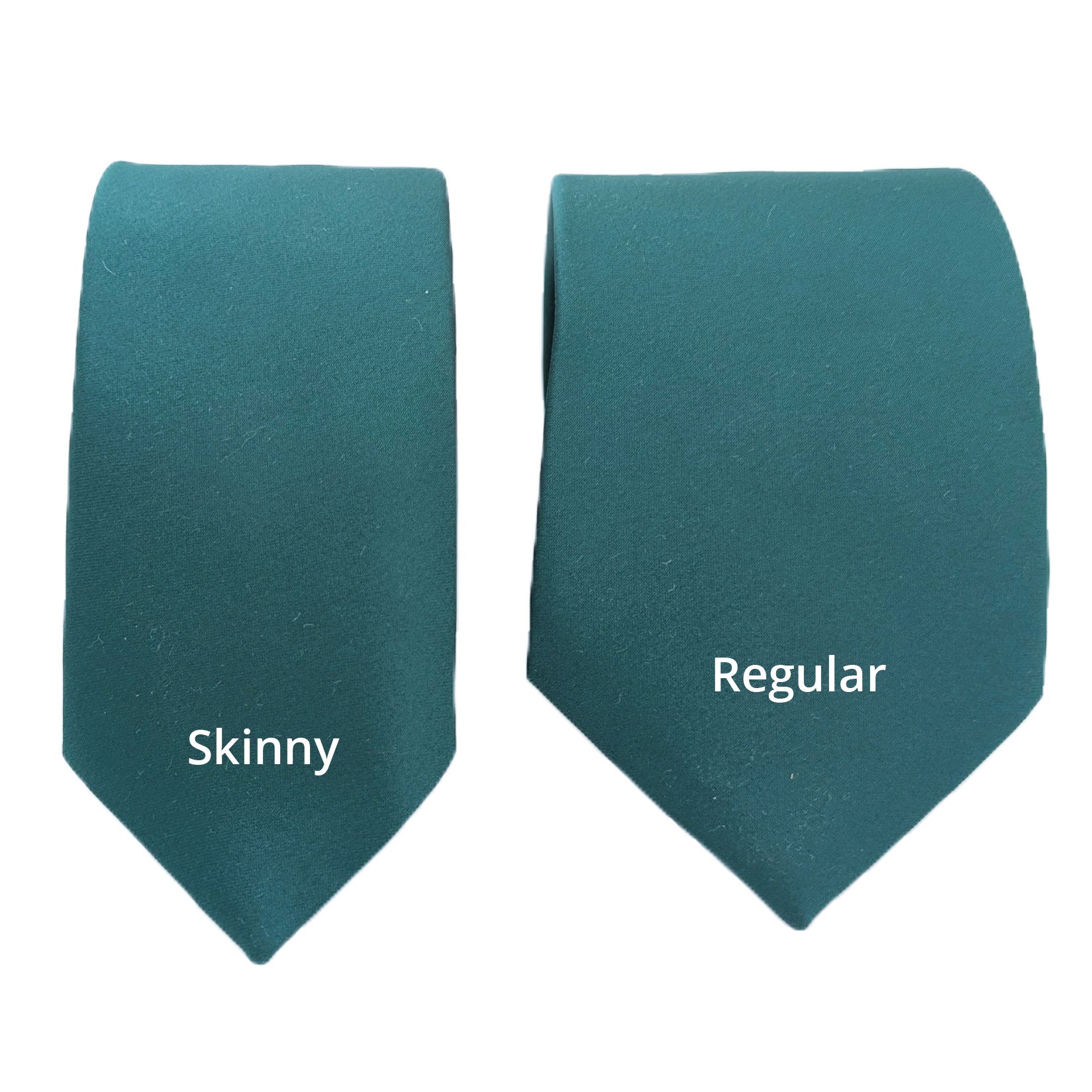 Blue Teal Wedding Tie - Wedding Tie - Skinny - Add Pocket Square - Save £1.00 - Swagger & Swoon