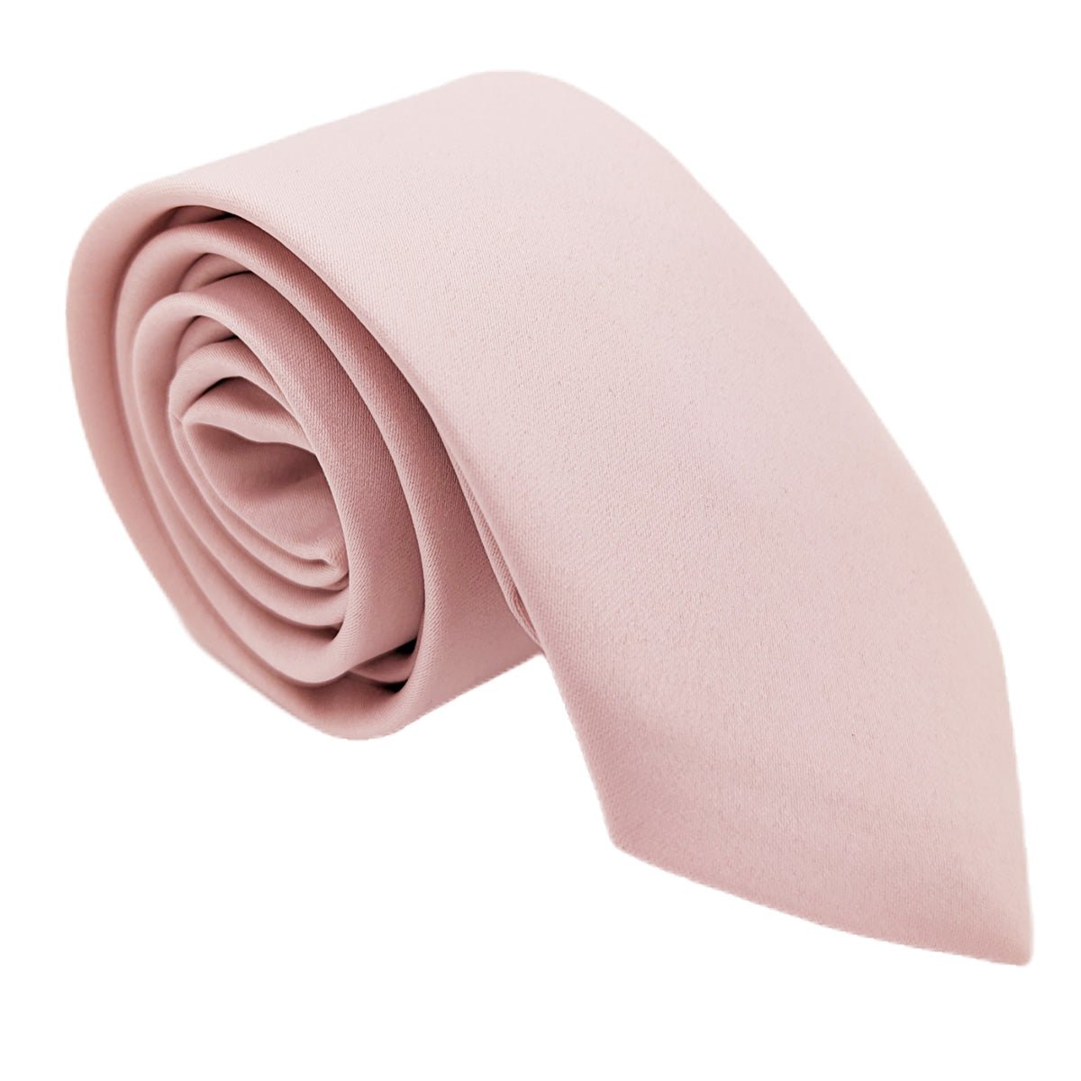 Blush Pink Boys Ties - Childrenswear - Self - Tie (Age 6 - 12) - Swagger & Swoon