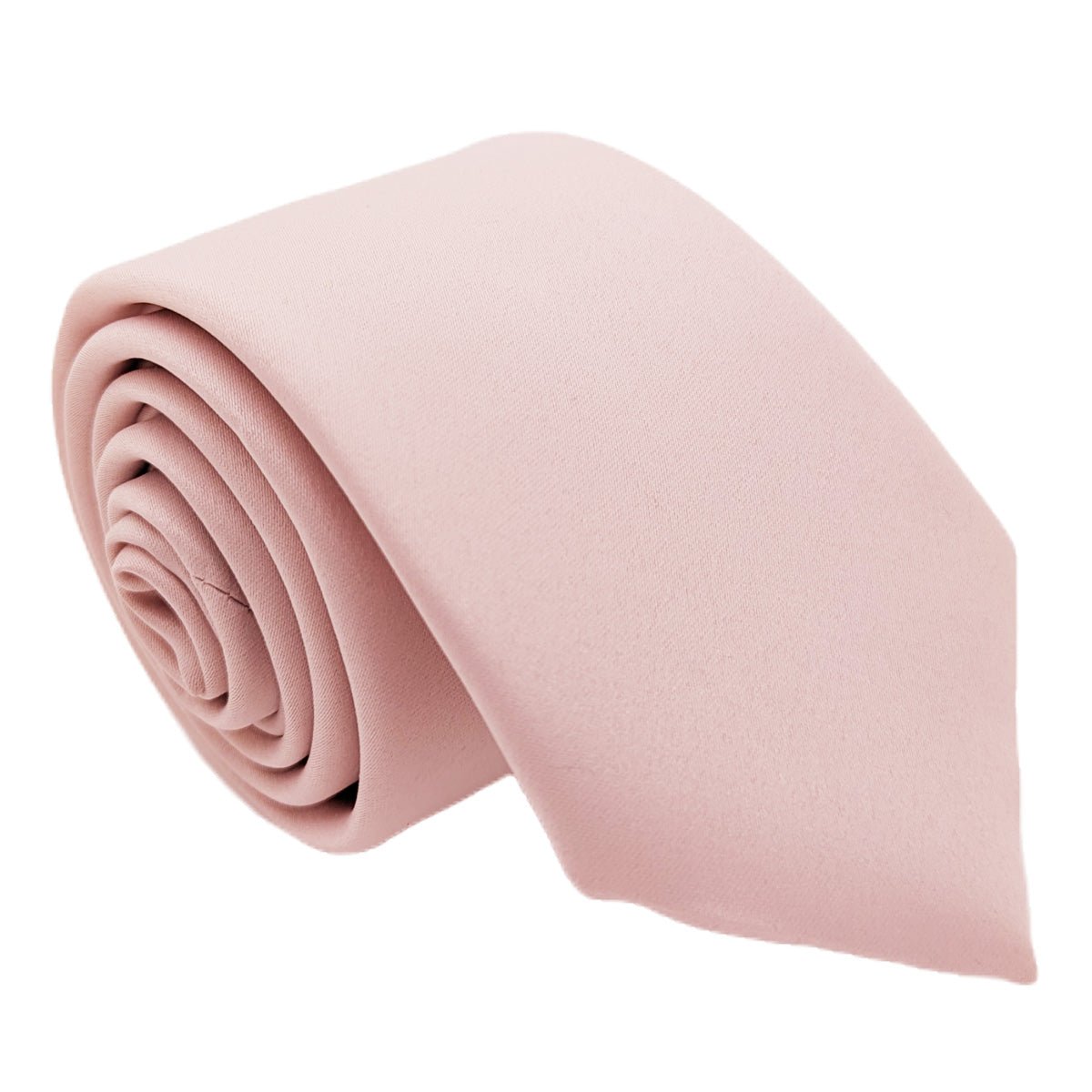 Blush Pink Wedding Tie - Wedding Tie - Skinny - Tie Only - Swagger & Swoon