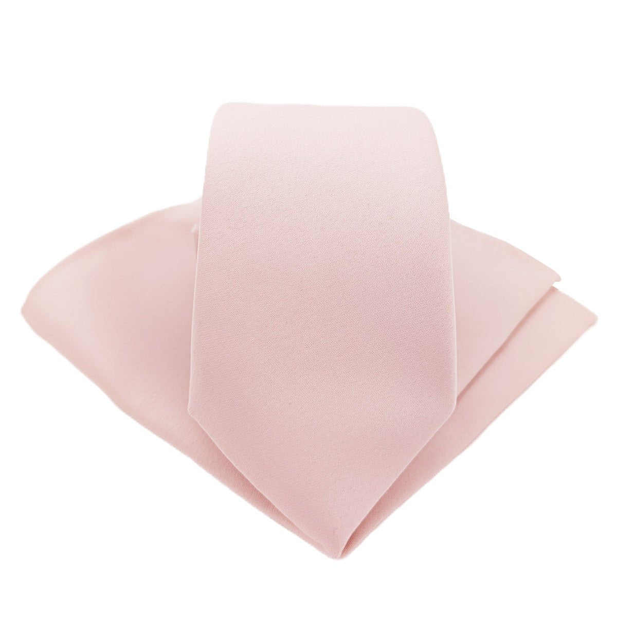 Blush Pink Wedding Tie - Wedding Tie - Skinny - Add Pocket Square - Save £1.00 - Swagger & Swoon