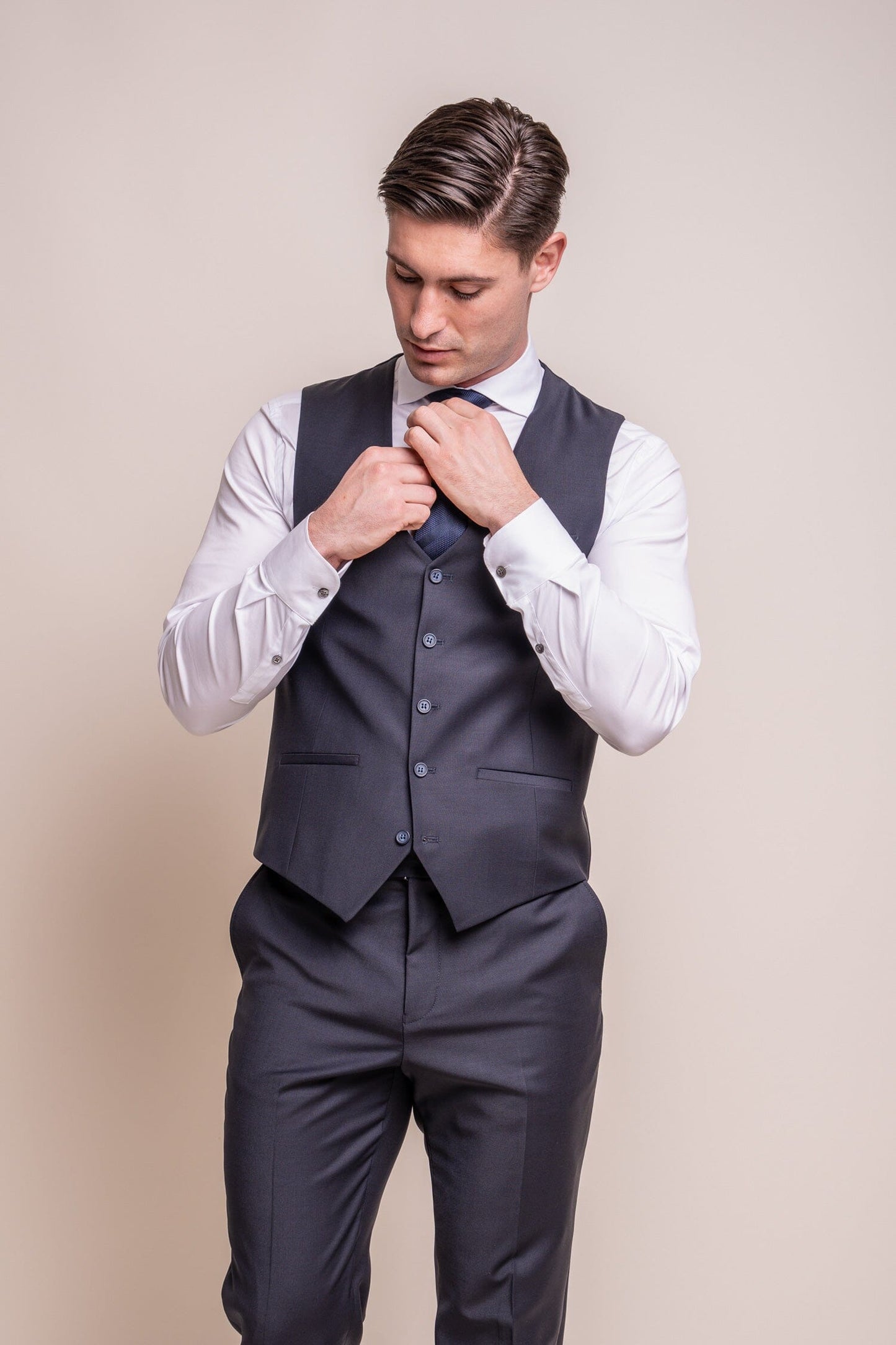 Bond Midnight Blue 3 Piece Suit