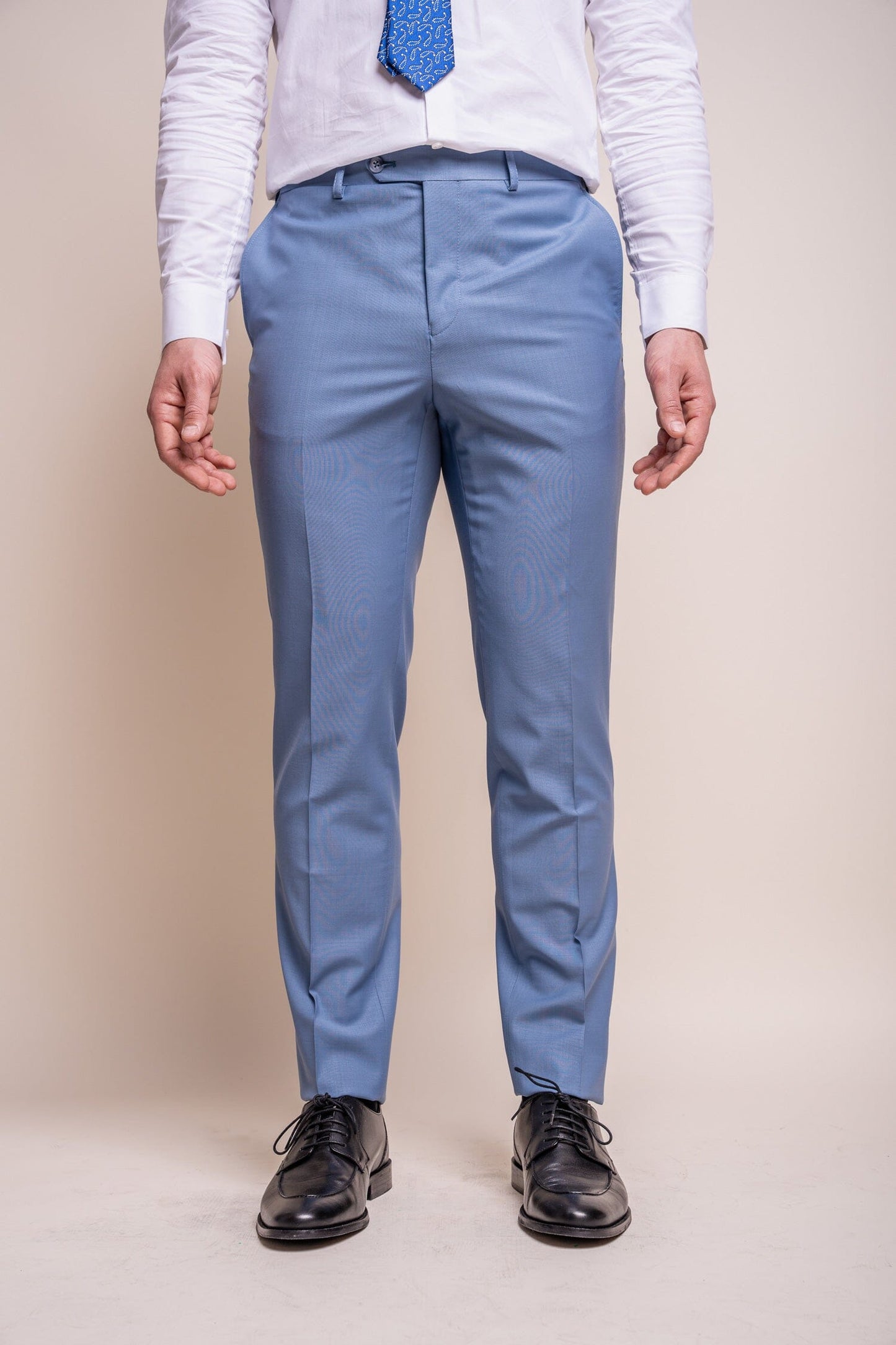 Bond Ocean Blue Trousers - Trousers - 28R - THREADPEPPER