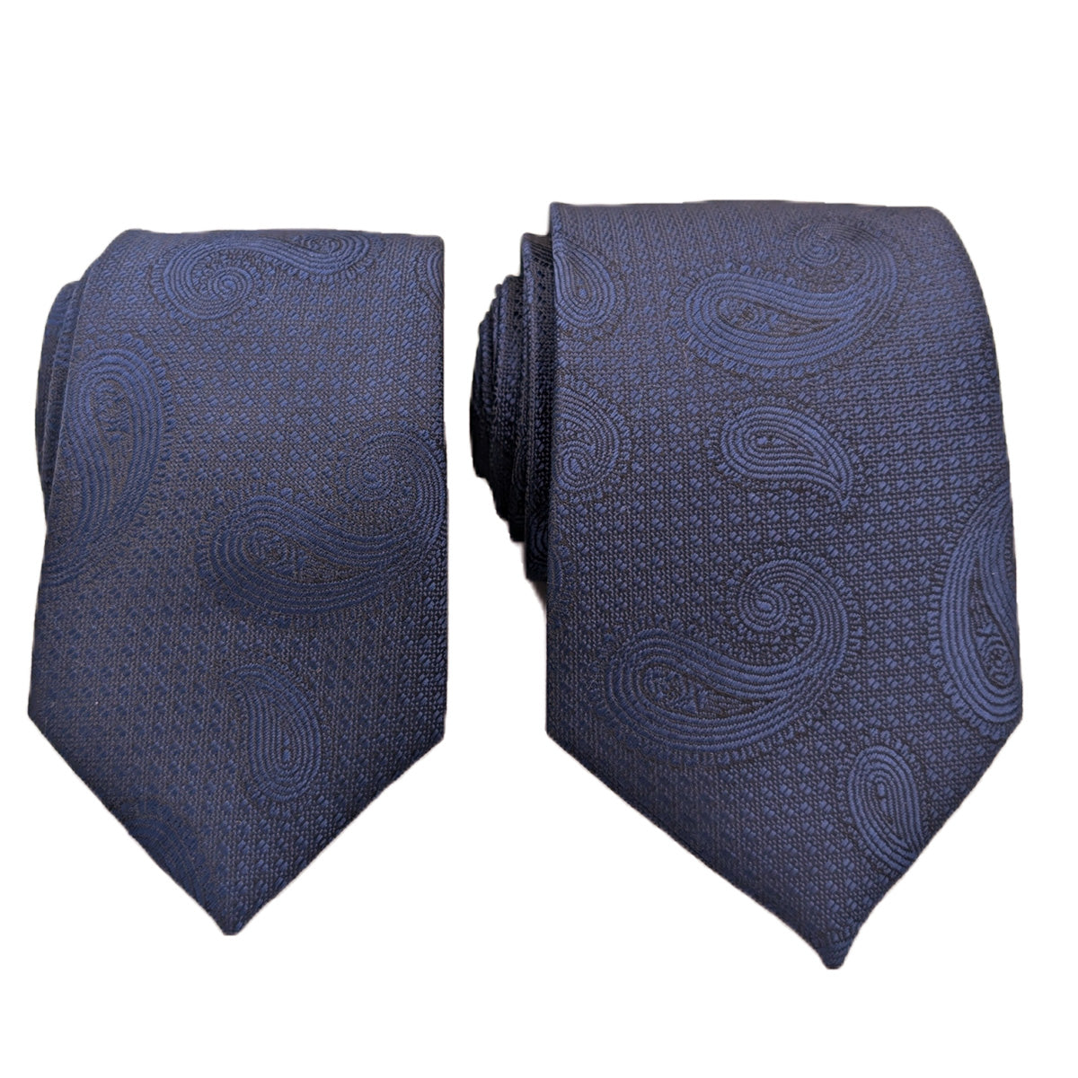 Sapphire Blue Paisley Wedding Tie