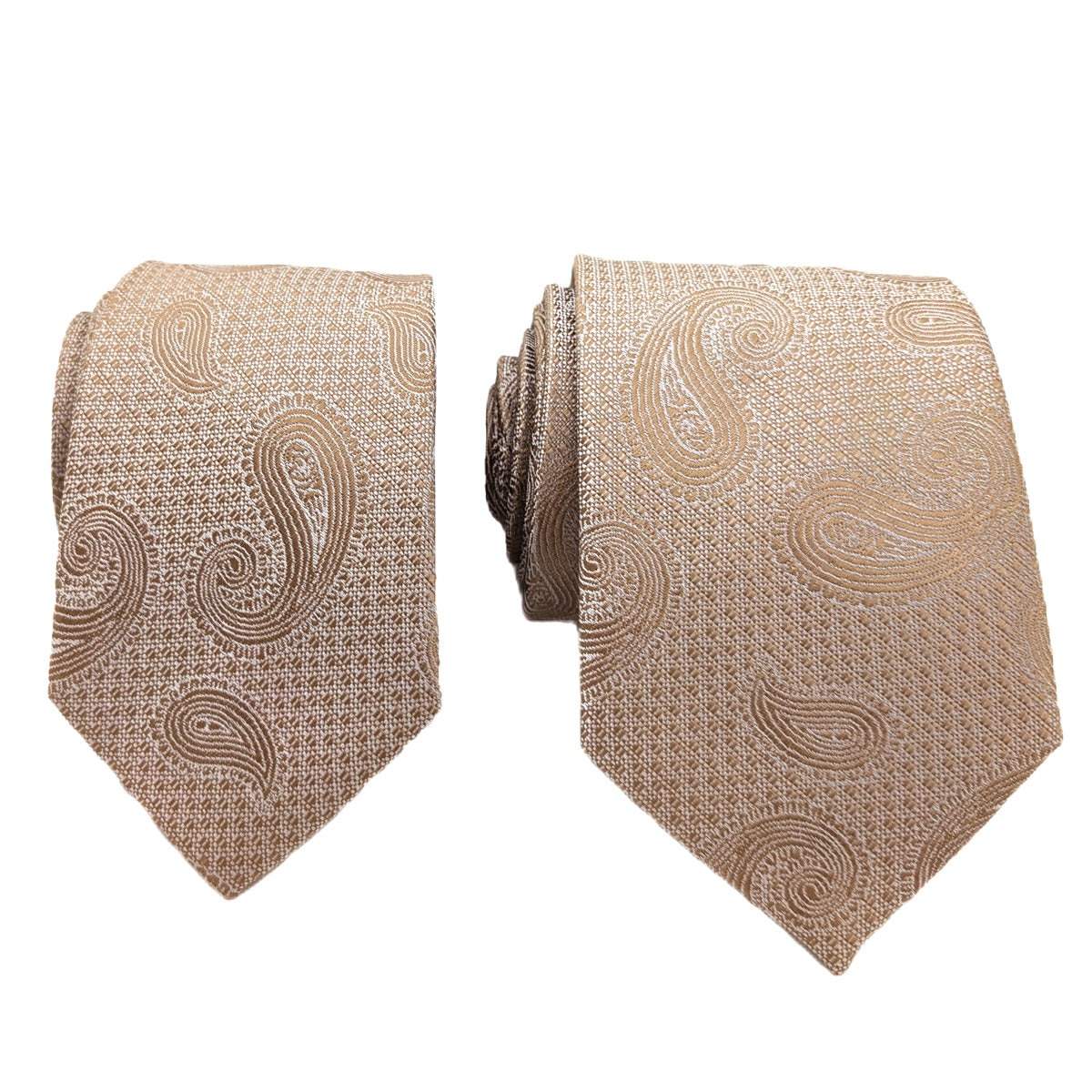 Gold Paisley Wedding Tie