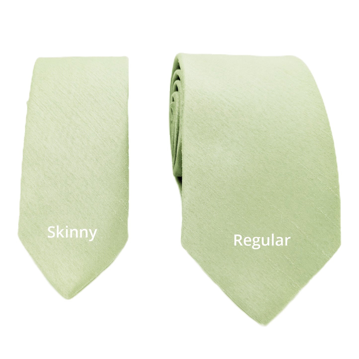 Mint Shantung Wedding Tie