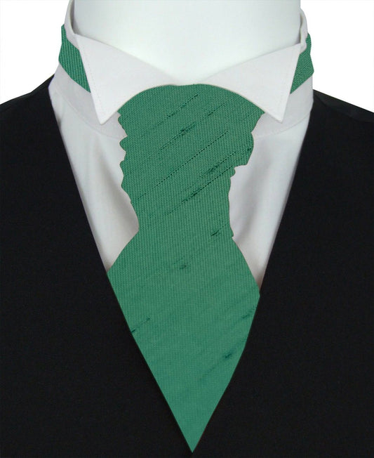 Bottle Shantung Wedding Cravat - Wedding Cravat - Pre - Tied - Cravat Only - Swagger & Swoon