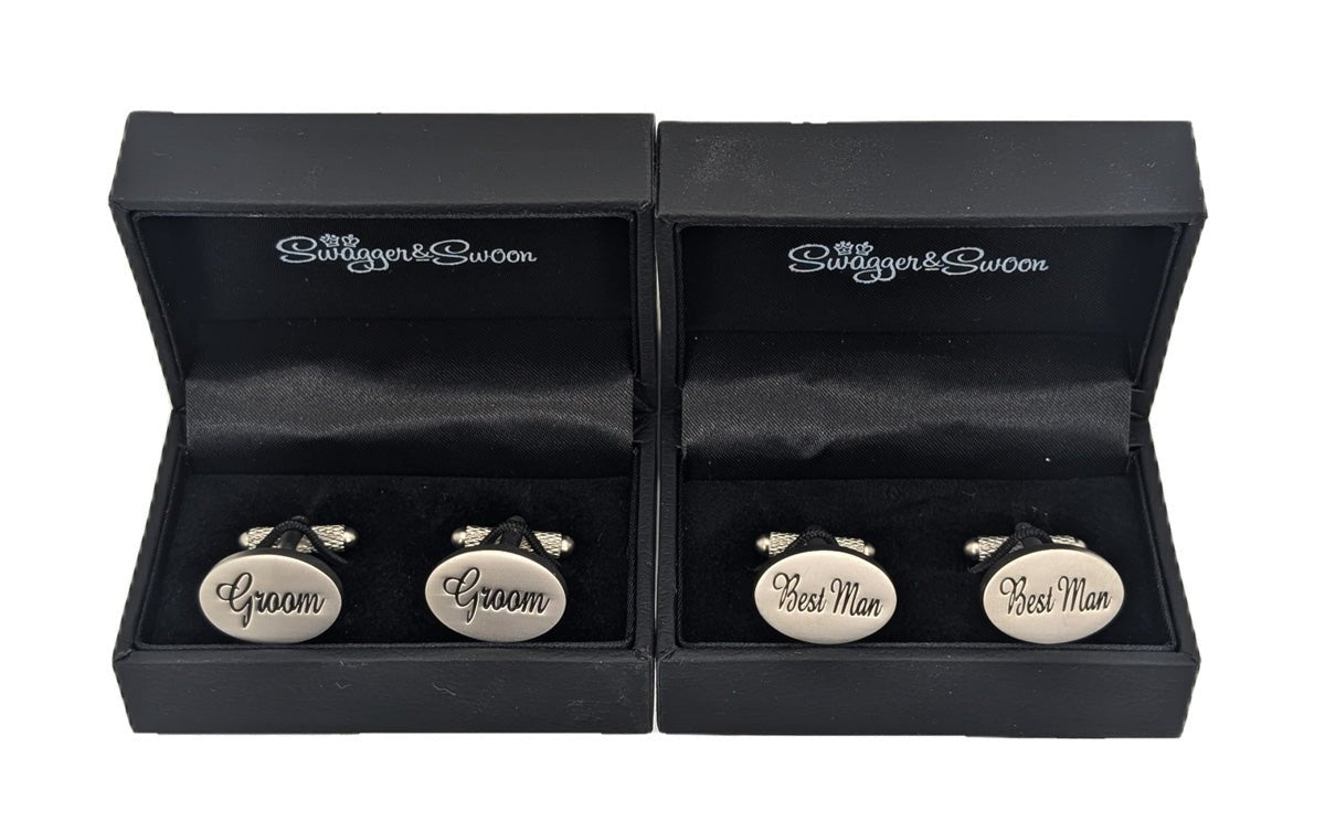 Boxed Wedding Cufflinks - Accessories - Father of the Groom - Swagger & Swoon