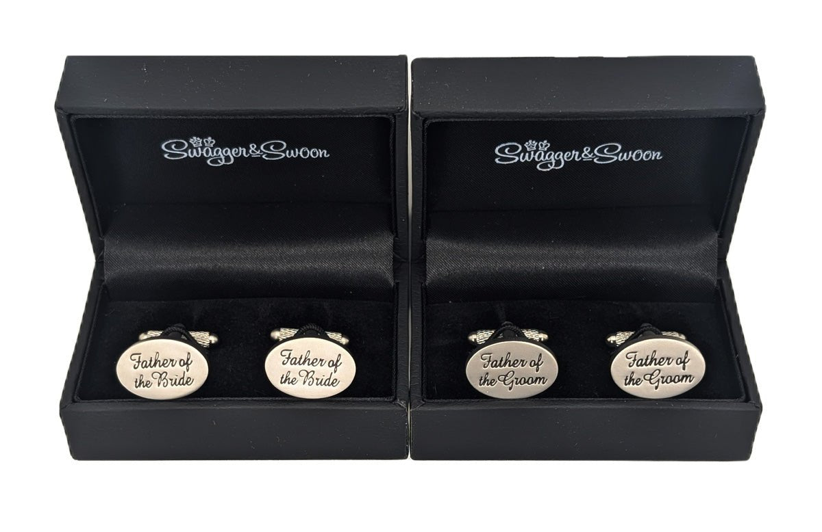 Boxed Wedding Cufflinks - Accessories - Father of the Groom - Swagger & Swoon