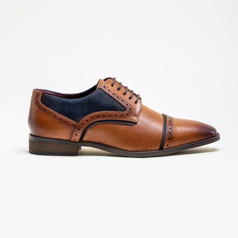 Braga Tan Brogue Shoes - Shoes - 7 - Swagger & Swoon