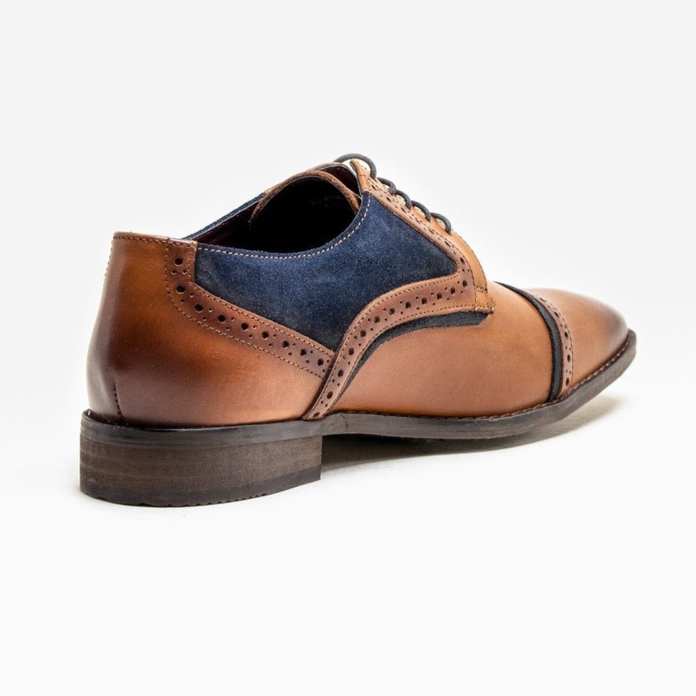 Braga Tan Brogue Shoes - Shoes - 7 - Swagger & Swoon