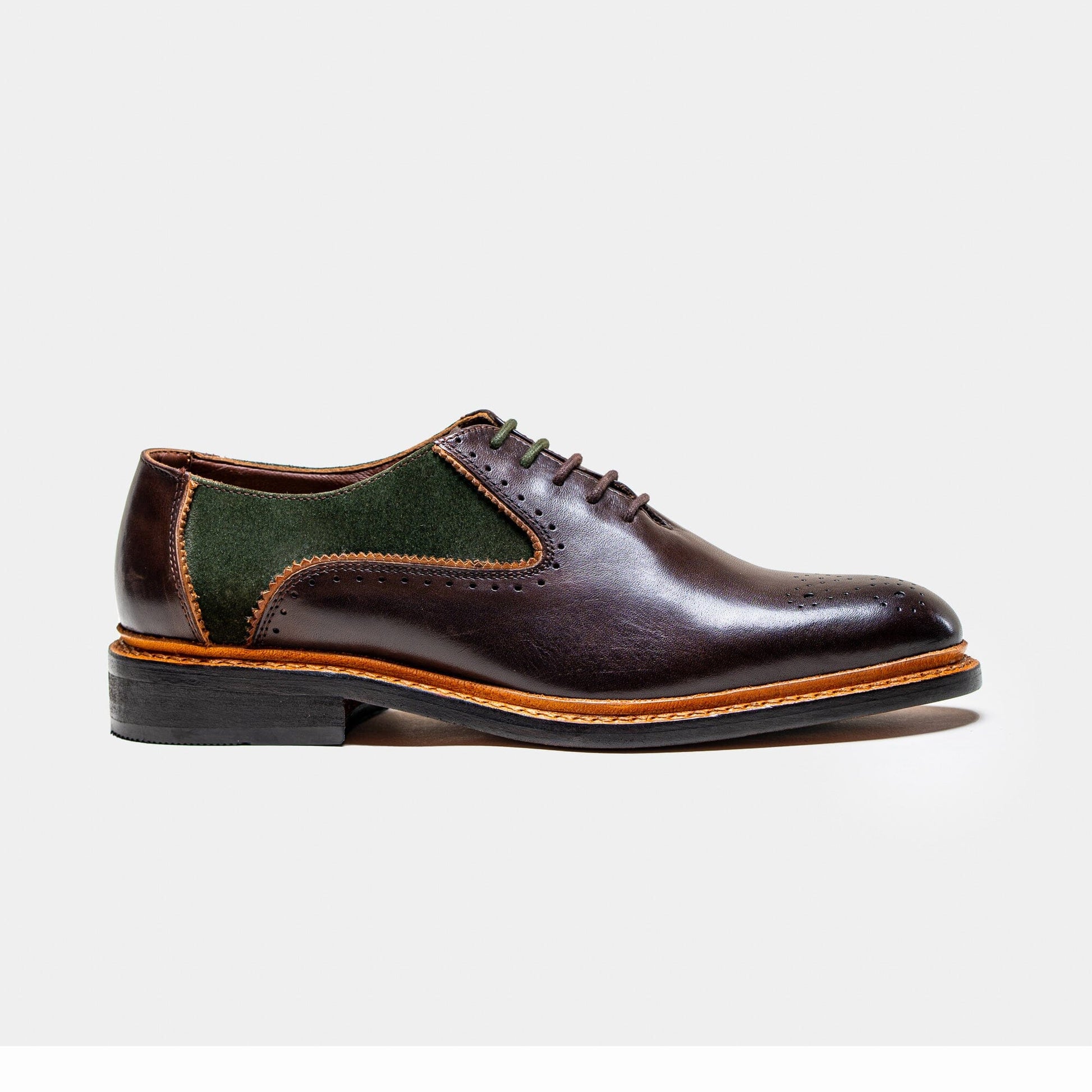 Brentwood Brown & Olive Shoes - Shoes - 7 - Swagger & Swoon