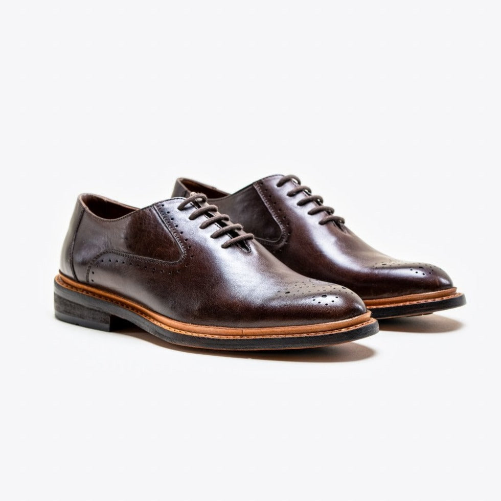 Brentwood Brown Shoes - Shoes - - THREADPEPPER